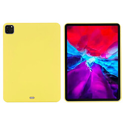 Coque en silicone jaune pour votre Apple iPad Pro 11 pouces (2021)