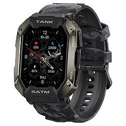 Yonis Montre Connectée 5ATM IP69K Cardio Sommeil Bluetooth 5.0