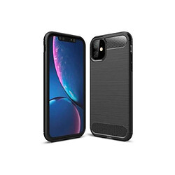 Coque en silicone noire pour iPhone 11