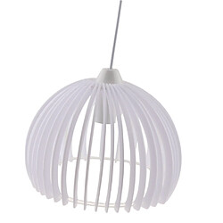 Avis semi-circulaire lustre abat-jour pendentif luminaire abat-jour blanc