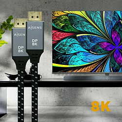 Câble HDMI Aisens 2 m Noir Noir/Gris pas cher