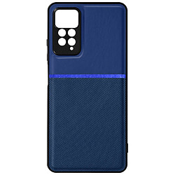 Avizar Coque pour Xiaomi Redmi Note 11 Pro 5G rigide avec contour souple antichoc Bleu