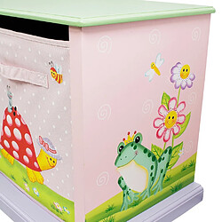 Acheter Fantasy Fields Etagère enfant Magic Garden bois avec 3 paniers bacs de rangement tissu TD-0132A