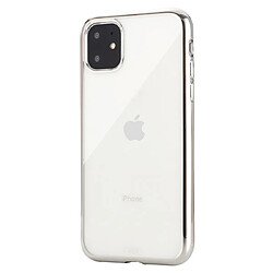 Wewoo Coque Souple Pour iPhone 11 GEBEI de protection antichoc TPU Plating Argent