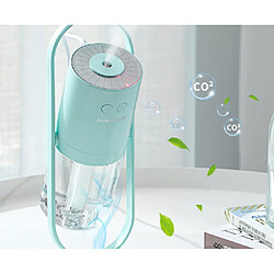 YP Select Creative USB rotatif coloré humidificateur de lumière portable pulvérisateur d'ions négatifs avec 200 ml réservoir d'eau-Blanc