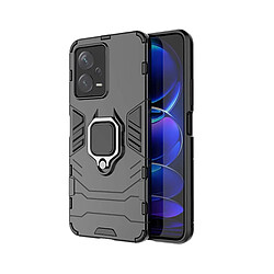 PHONECARE Coque Military Defender 3x1 Anti-Impact pour Xiaomi Redmi Note 12 Pro Plus - Noir