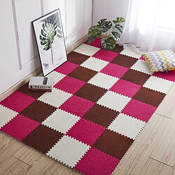 Acheter Wewoo 2 PCS Salon Chambre Enfants Tapis Doux Magic Patchwork Jigsaw Splice Têtes Grimpant De Bébé 30x30cm Blanc