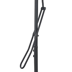 Acheter vidaXL Parasol d'extérieur avec mât en acier 250 x 250 cm Anthracite