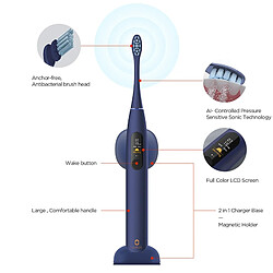 Universal Brosse à dents électrique acoustique Adulte Intelligent Color Touch Screen Brosse à dents électrique acoustique Contrôle d'application | Brosse à dents