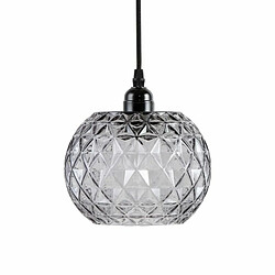 Paris Prix Lampe Suspension en Verre Corvus 18cm Gris