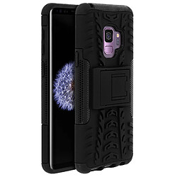 Avizar Coque Samsung Galaxy S9 Protection Antichocs + Support Intégré - Noir