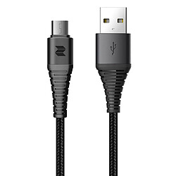 Wewoo Câble USB Câble de charge rond Z9 2A Micro Hi-tensile Synclongueur 100 cm noir