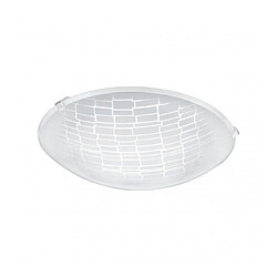 EGLO Plafonnier MALVA 1 blanc Diamètre 25 Cm