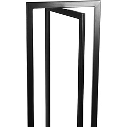 Magnus Rack porte-bûches design croisillons en acier 120 cm