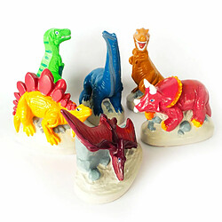 Graines Creatives 6 moules latex dinosaures