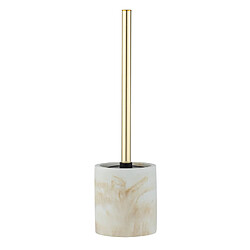 WENKO Brosse WC design marbre Odos - Blanc