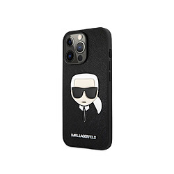 Karl Lagerfeld Coque pour Apple iPhone 13 Pro Saffiano Karl Noir