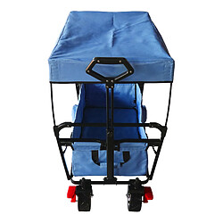 Acheter AXI AB210 Chariot pliable avec toit, sac, frein et barre de poussée Gris | Chariot pliable / charrette de jardin