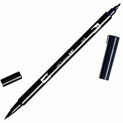 Marqueur permanent Tombow ABT Dual N15 Noir (6 Unités)