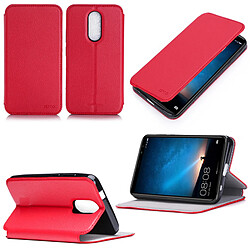 Etui luxe Huawei Mate 10 LITE 4G rouge Ultra Slim Style Cuir avec stand - Housse coque de protection smartphone Huawei Mate 10 Lite - Accessoires pochette XEPTIO case