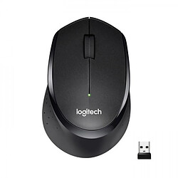 Souris LOGITECH - silencieuse sans fil M330 Silent Plus - Noir