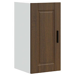 vidaXL Armoire murale de cuisine Porto chêne marron bois d'ingénierie