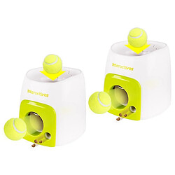 Lanceur de balles automatique pour chien Jouet Tennis Interactif