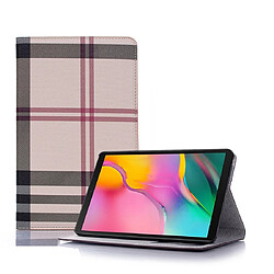 Wewoo Housse Coque Étui en cuir à rabat horizontal avec support et emplacements pour cartes et portefeuille Galaxy Tab A 8.0 2019 / T295 Kaki