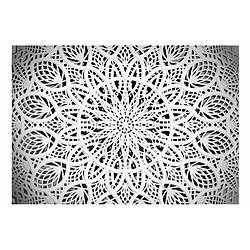 Artgeist Papier peint - White Mandala [147x105]