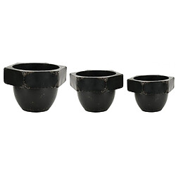 Aubry Gaspard Cache-pots en métal (Lot de 3).