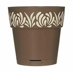 Avis Pot auto-arrosant Stefanplast Gaia Marron Plastique 15 x 15 x 15 cm (12 Unités)