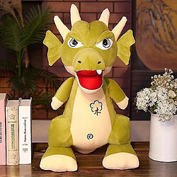 Universal 40 cm Polon de dinosaure en peluche de 40 cm dormant sur grand lit garçons et filles Noël (vert)