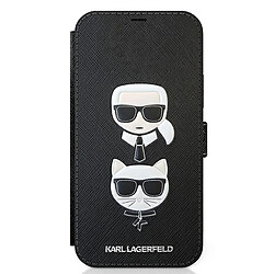 Caseink Coque Karl Lagerfeld ? KLFLBKP12SSAKICKCBK iPhone 12 mini Noir