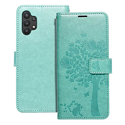 etui forcell mezzo book pour samsung a32 5g arbre vert