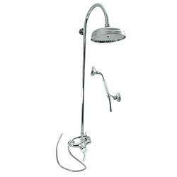 Rav Colonne de douche LABE avec douchette en chrome H.111cm