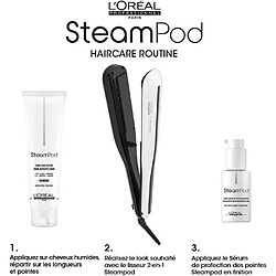 Avis Steampod 3.0 Lisseur Cheveux Professionnel 2-en-1 : Lissage et Wavy - Technologie Vapeur - L'Oréal Professionnel