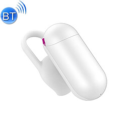 Wewoo Oreillette Bluetooth blanc pour iPad, iPhone, Galaxy, , Xiaomi, LG, HTC et autres téléphones intelligents mini ultra-léger sans fil V4.1 écouteurs avec micro,