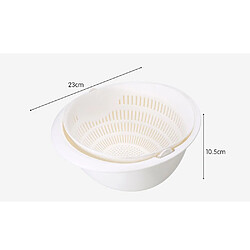 Universal Cuisine silicone double fuite panier bol lavage rangement panier filtre bol drainage légumes nettoyage panier outillage | sac panier