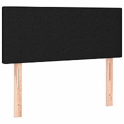 Acheter Maison Chic Tête de lit scandinave à LED,meuble de chambre Noir 80x5x78/88 cm Tissu -MN99898