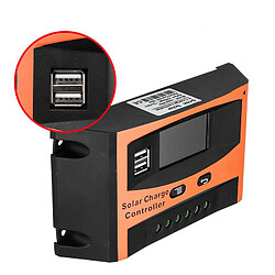 Yonis Contrôleur Solaire MPPT 12V/24V Identification Automatique Avec USB