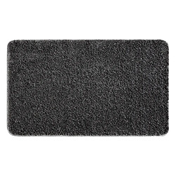 RUGSX Tapis de salle de bain SYNERGY, glamour, antidérapant, doux - lurex gris 50x80 cm