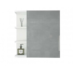 Mpc Armoire De Toilette Blanche 64 X 62 X 20,8 Cm (hxlxp)