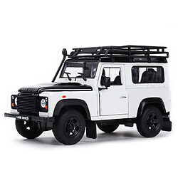 Universal 1: 24 Land Rover Defender SUV Vehicle Electrostatic Moulding Vehicle Collection Model Car Toy | Moulding Toy Car (Blanc)