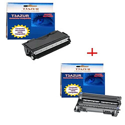 T3AZUR – Toner+Tambour compatible Brother DCP-8070D / 8085DN / 8890DW+ Pack 20 papiers photos A6 230gr