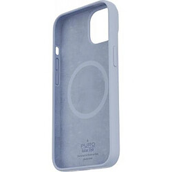 Coque silicon Puro Icon Magnetique iPhone 14 Plus Bleu