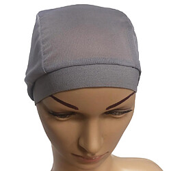 Chapeau turban extensible en maille de chapeau de crâne Hijab avec capuchon de tête de mort