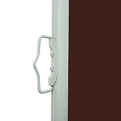 Avis vidaXL Auvent latéral rétractable de patio 140x600 cm Marron