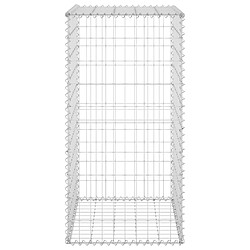 Avis vidaXL Mur en gabion avec couvercles Acier galvanisé 60x50x100 cm