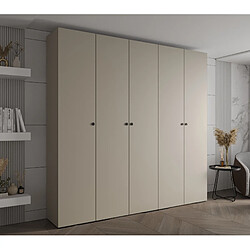 Abiks Meble Armoire Inova 2 À Portes Battantes 236,7/250/47 5 Portes (gris/nero)