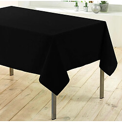 Douceur D'Interieur Nappe rectangulaire unie - 140 x 300 cm - Noir